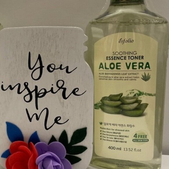 🍀 esfolio 🍀 Soothing Essence Toner Aloe Sensitive Skin Made in Korea Beauty 🍀 - Picture 1 of 3